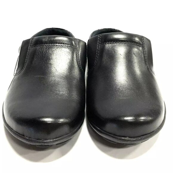 Walking Cradles Womens Hamlet Clog Black Size 6.5 WW - Picture 2 of 5